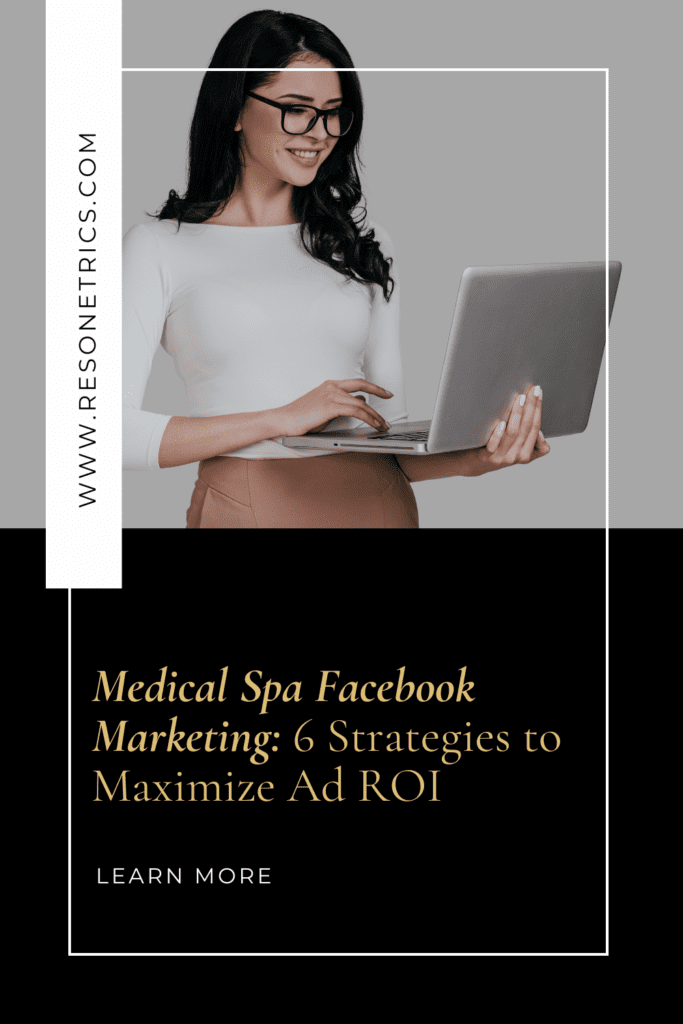 medical spa facebook marketing pin image