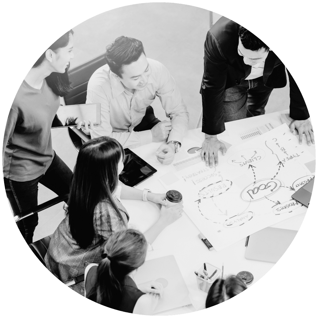 Digital marketing agency discussing seo services.