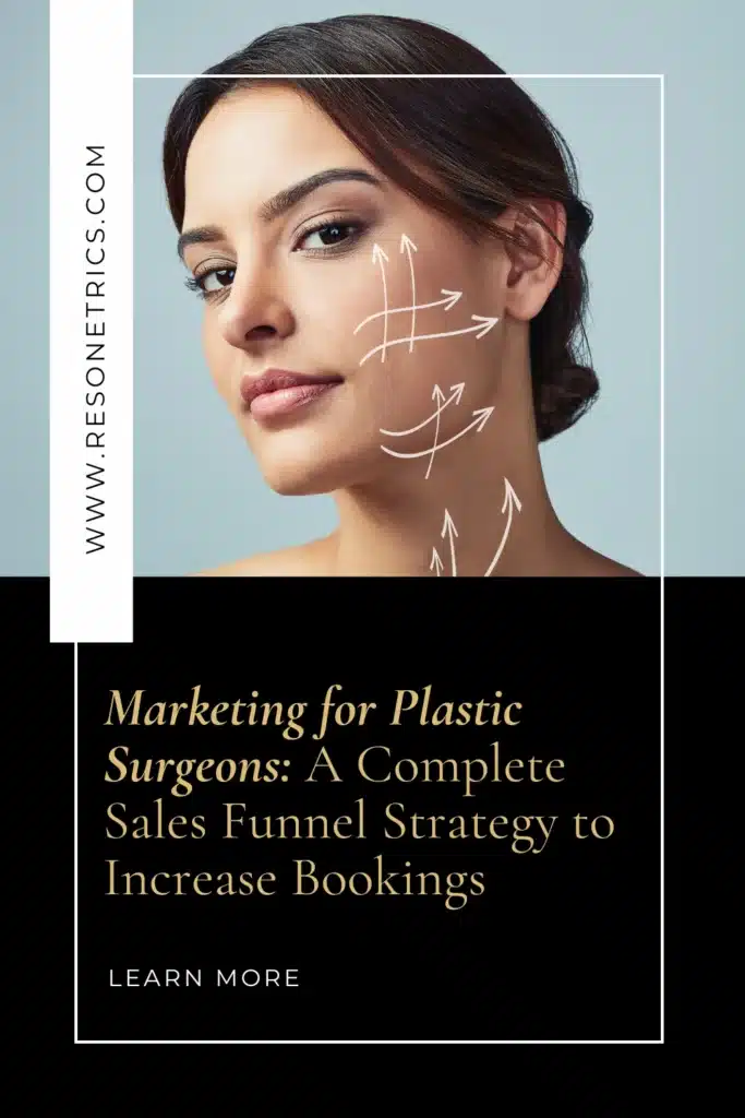 woman with plastic surgery site markings on face